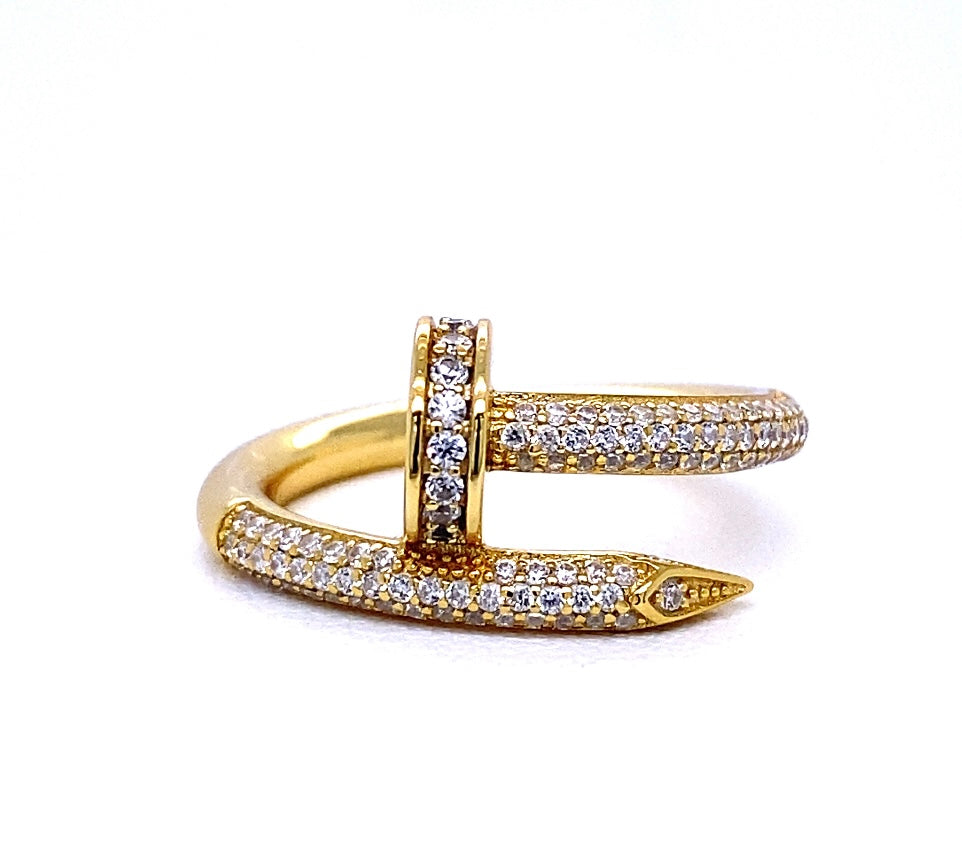Cartier Juste Un Clou Gold Nail Ring at 1stDibs | cartier nail ring, nail  ring cartier, nail gold ring